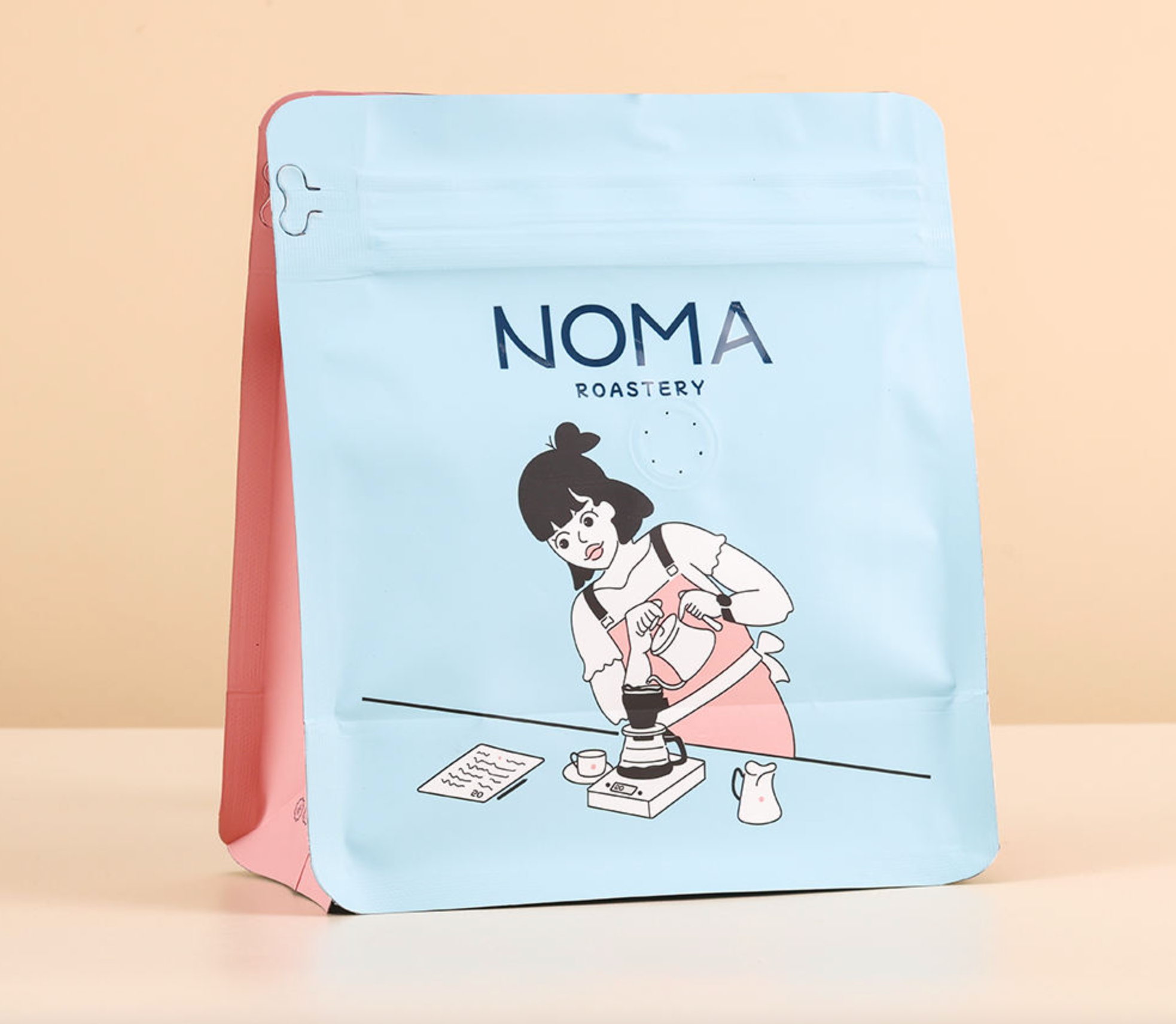 Matte Black Stand Up Pouch - Premium Food Packaging