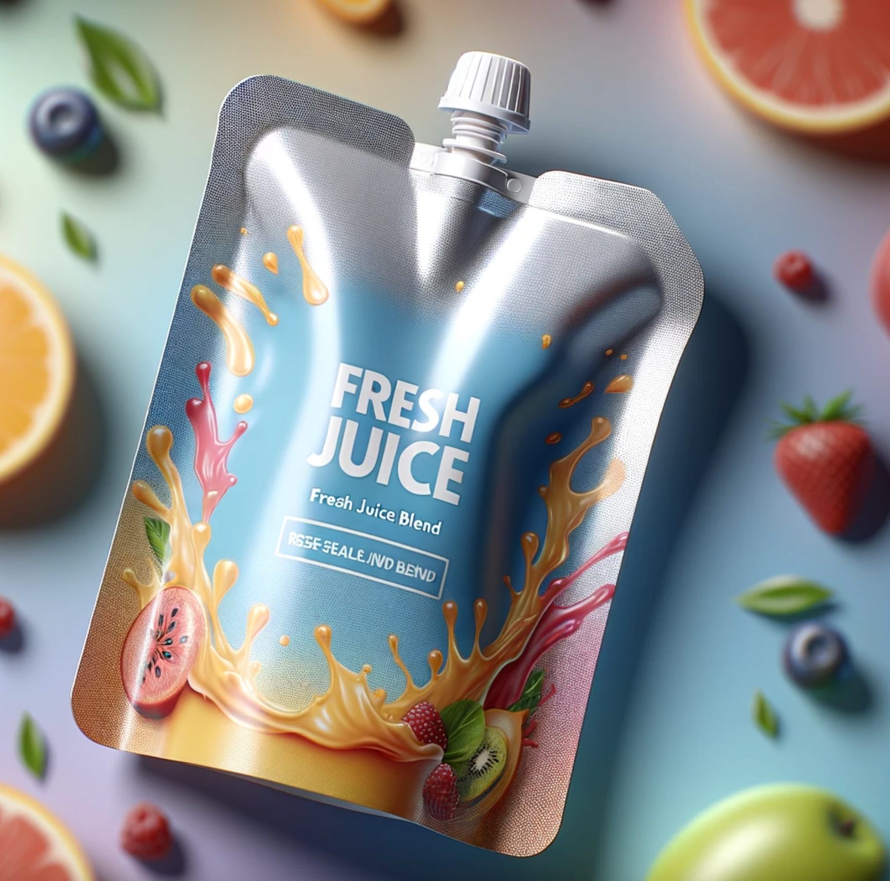 Spout Pouch for Juice - Liquid Beverage Packaging