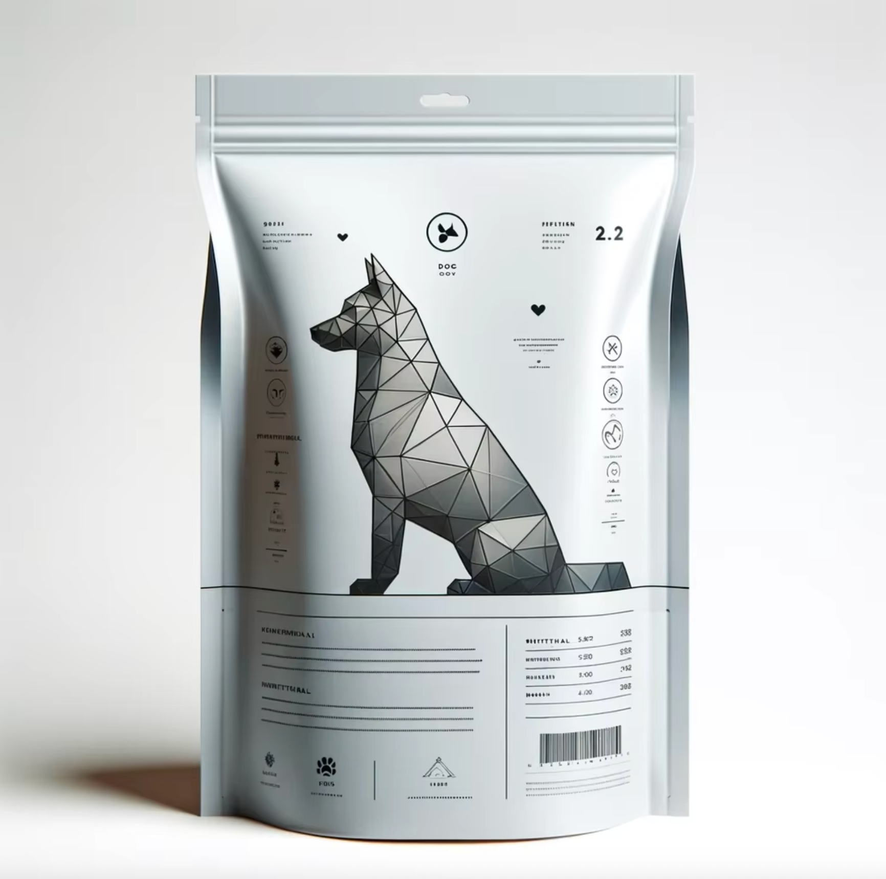 Coffee Stand Up Pouch with Degassing Valve