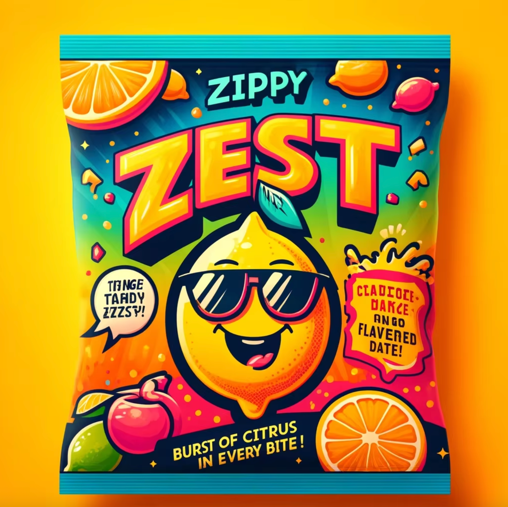 Back Seal Stand Up Pouch - Quad Seal Food Bag